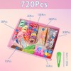 780 Piezas Juego de Accesorios para el Pelo de las