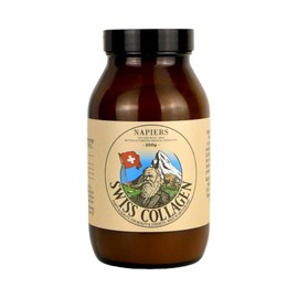 Napiers Swiss Collagen Powder - Hydrolysed Type 1 & 3 Peptides - Grass-Fed Bovine Protein - 200g