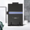 Desktop Document Holder Stand with 7 Adjustable Positions, Black Metal