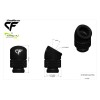 CoolForce 30 Degree Angled Rotary Fitting Adapter G1/4 Threaded