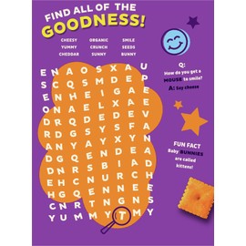 Annie's Homegrown Big Box Organic Cheddar Squares 11.25 oz (Pack of 6)