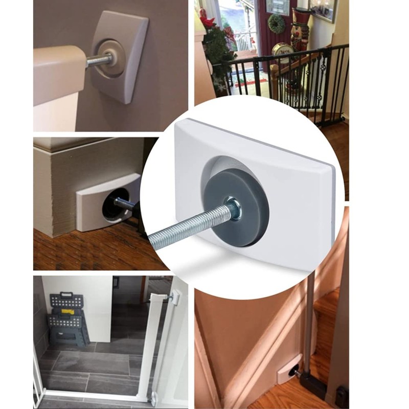 4 Pcs Safety Baby Gate Wall Protector Stair Gate Extension