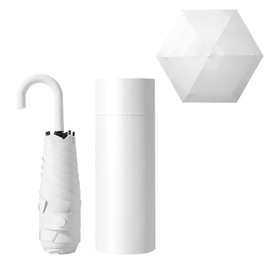 Mini Travel Folding Hook-shaped Handle Umbrella Small Portable UV 99.9% Protection/Rain Sun/Lightweight Small Pocket/Totes Backpack For Women Kids