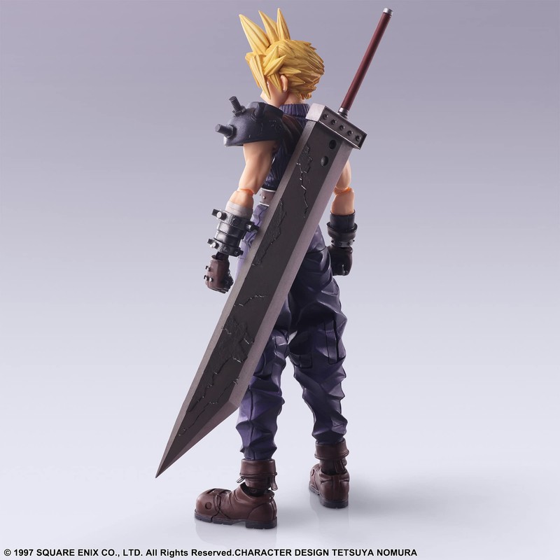 Final Fantasy VII Bling Arts Cloud Strife PVC Painted Action