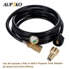 Aupoko 12 FT Propane Tank Extension Hose, Universal Propane Extension