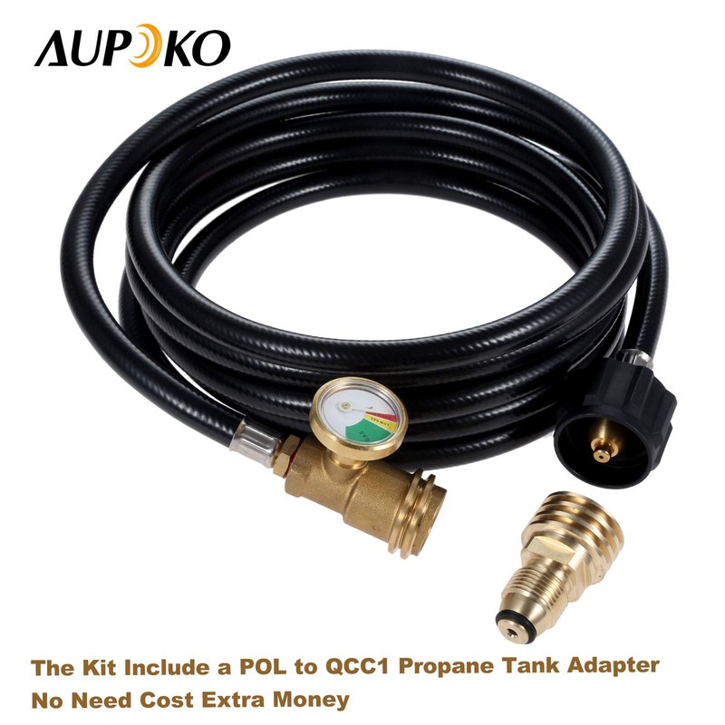Aupoko 12 FT Propane Tank Extension Hose, Universal Propane Extension