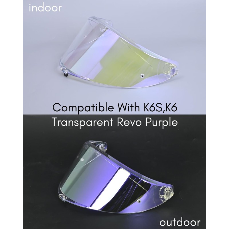 Logto Compatible With K6S Visor K6 Face Shield Replacement Tinted