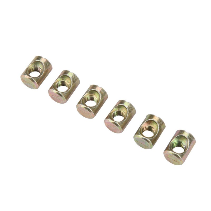 Furniture Barrel nut Cabinet Connector Fastener Threaded Inserts for Wood