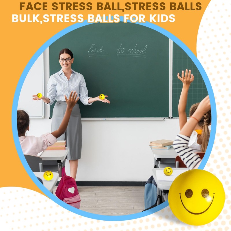 LovesTown 40PCS Stress Balls Bulk, 2 Inch Sensory Toys for