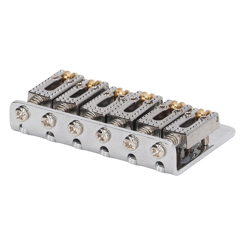 Electric Guitar Bridge, Comfortable Touch Standard Size Iron Copper Top