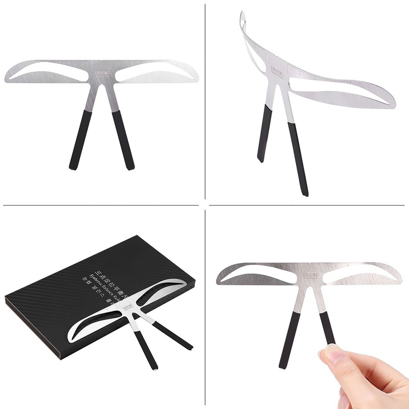 Eyebrow Stencils for Beginners, Reusable Eyebrow Ruler Women Eyebrow Drawing