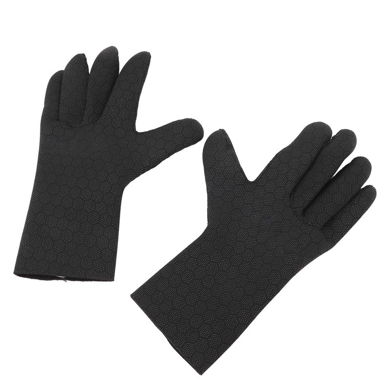 1 Pair Diving Gloves Warm Cold Proof Prevent Slip 3mm
