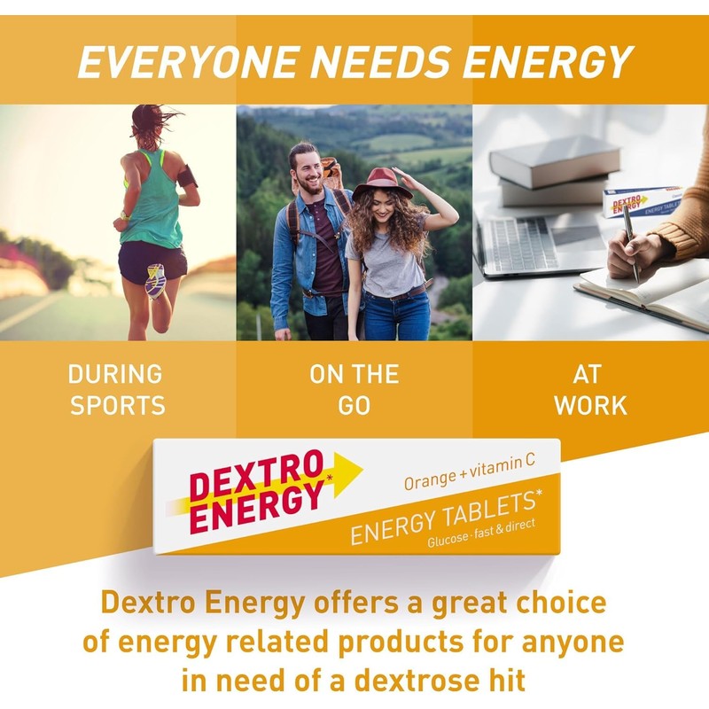 Dextro Multipack, 2 Packs Orange & 2 Packs Blackcurrant, 56