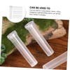 SUPVOX 100Pcs Transparent Hydroponic Flower Vases Desktop Plant Propagation Tubes