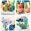 LACHLAND Potted Building Blocks Sets for 179 PCS, Surgeonfish Potted