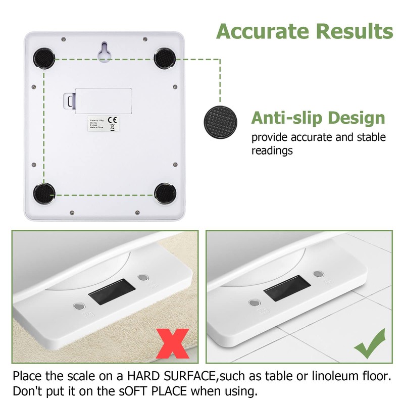 Digital Small Animals Scales for Weighing with Tape Measure, Puppy