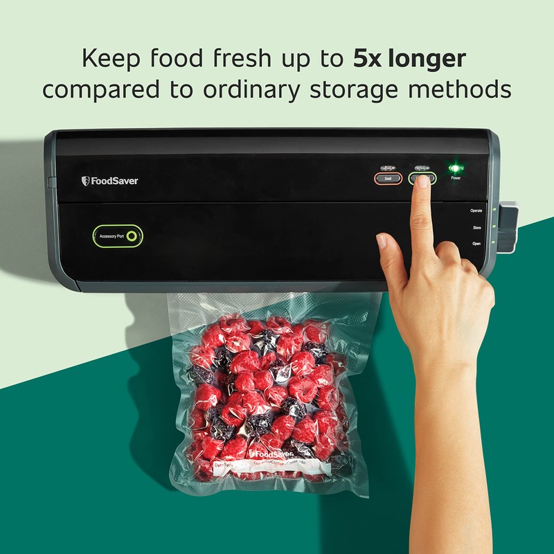 FoodSaver 1-Pint Precut Vacuum Seal Bags with BPA-Free Multilayer Construction
