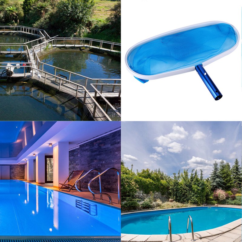 Heavy Duty Swimming Pool Leaf Rake Fine Mesh Frame Net