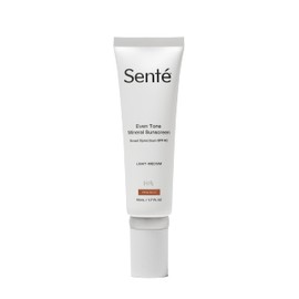 Senté Even Tone Mineral Sunscreen Tinted Broad-Spectrum Lotion- Light-Medium SPF 40 - UVA/UVB Protection - 40-Min Water-Resistant - 50 ml