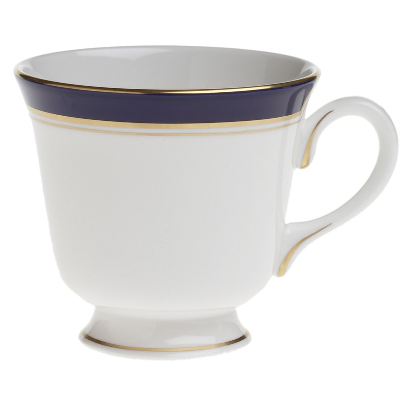 Royal Worcester Howard Cobalt Teacup 8 Ounce And Saucer 5-3/4