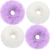FUYUERO Chouchou Hair Ornament, Small, Adult Hair Accessory, Fluffy and