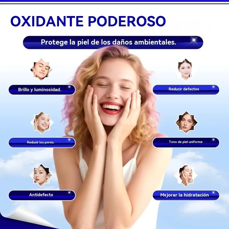 Mz Polvo Azelaico Azul Marroquí Para El Cuidado De La