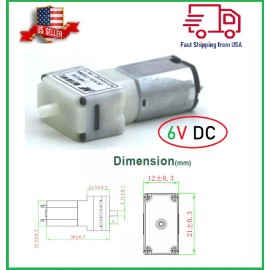 ME (Pack of 10)  Small Mini Diaphragm Air Pump 3.7V DC