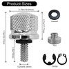 XSPANDER 2pcs Stainless Steel Seat Bolt Nut Kit Fit for