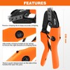 KF CPTEC Crimping Pliers for Wire End Ferrules, End Ferrules