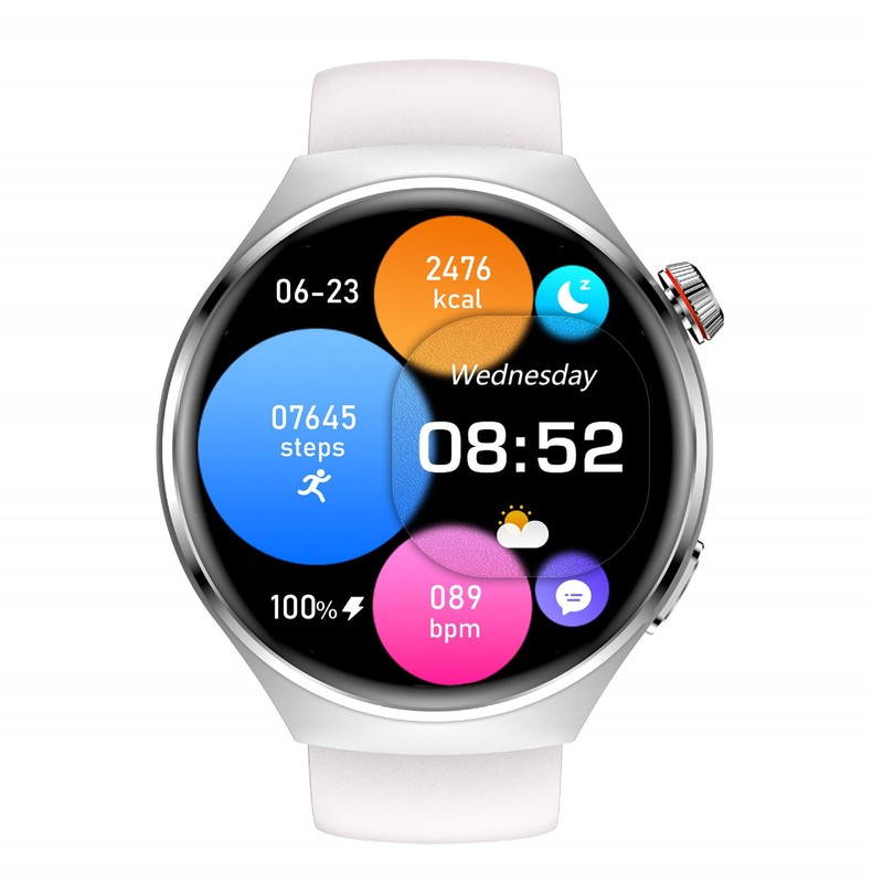 Smart Fitness Watch 1.43inch HD Color Screen IP67 Waterproof Heart
