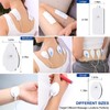 TENS/EMS Unit Replacement Pads NURSAL 20 Pack 3.5mm Snap Electrode