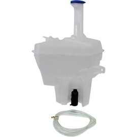Evan-Fischer Windshield Washer Tank compatible with Elantra 11-13 Assy W/Pump And Cap Coupe/Sedan