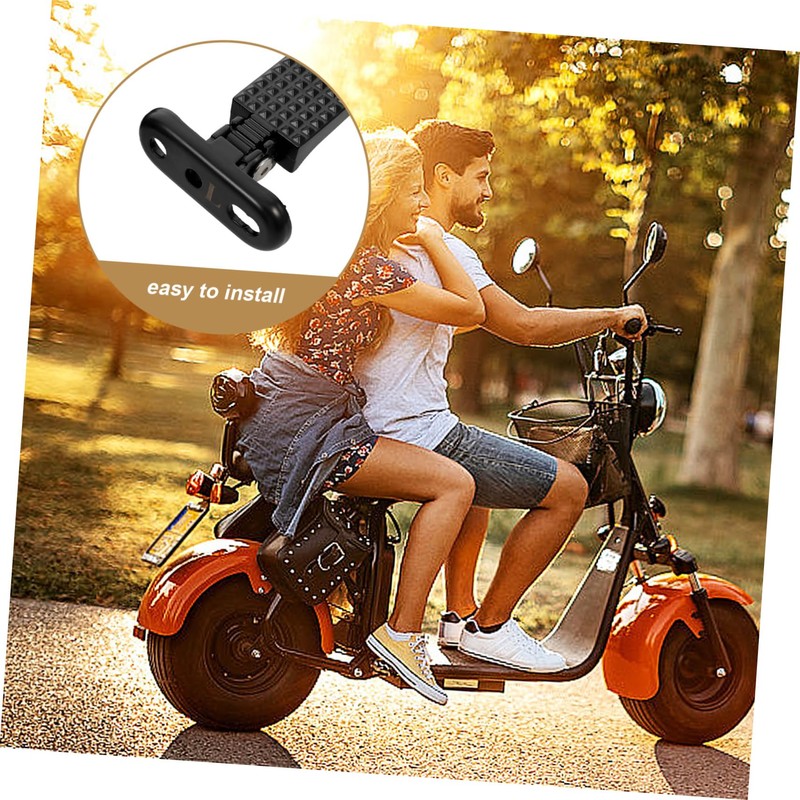 Mobestech 1pair Electric Moped Foot Pegs Rear Footrest for Electric