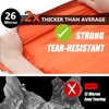 Frelaxy Extra-Thick Emergency Tent, Compact Survival Tent with Whistle, Upgraded