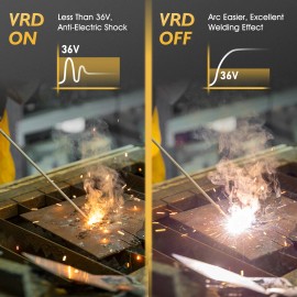 TOOLIOM 135A 110/220V Stick Welder Lift TIG Welder Portable Welding Machine