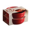 Emile Henry Crème Brûlée Ramekin Dish, Burgund, 2er-Set