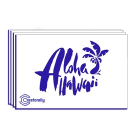 Creatorally Laser Engraving Blanks, Engravable Materials for Laser 30x20 cm 1.3mm, ABS Plastic Sheet 4Pcs Double Color for Crafting Custom Sign (Blue on White)