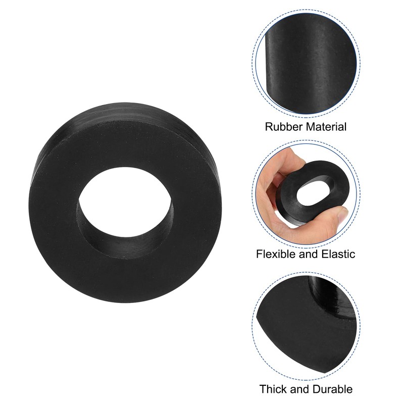uxcell 8Pcs 2" OD x 1" ID x 5/8" Thick