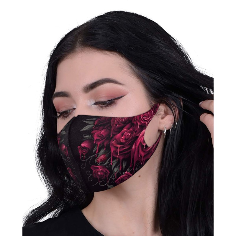 Spiral - Blood Rose - Face Masks - L