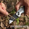WORKPRO Folding Utility Knife, Heavy Duty Metal, Quick Open Botton