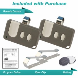 ECS Sale 2 For Sears Craftsman Garage Door Opener Remote 3 Button 53879 139.53879