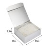 PACKGILO 1 Pcs Silver Gift Box Large 13x11x5.3 Inch Large