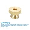 sourcing map Knurled Thumb Nuts, 3Pcs M8 x D23mm x