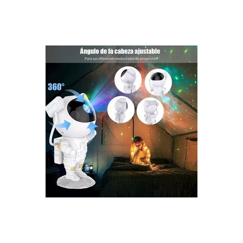 Molin Lámpara Bocina Proyector Astronauta Galaxia