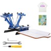 4 Color 1 Station Silk Screening Screenprint Press Screen Printing