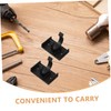 Operitacx 12pcs Cabinet Skirting Plinth Clips Brackets Plastic Shelf Support