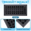 Zonon 4 Pcs Floor Vent Cover 4 x 10 Inch