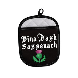 LEVLO Dragonfly Fans Gifts Dinna Fash Sassenach Pot Holders Dragonfly Lover Gifts Friend Sister Mother (Dina Fash Sassenach)
