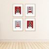Big Dot of Happiness Christmas Gnomes - Unframed Holiday Linen