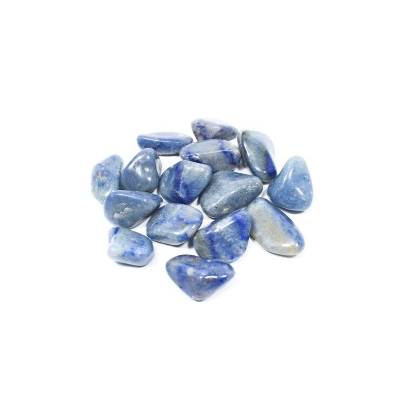 Pachamama Essentials Blue Quartz Tumbled - Healing Stone - Crystal
